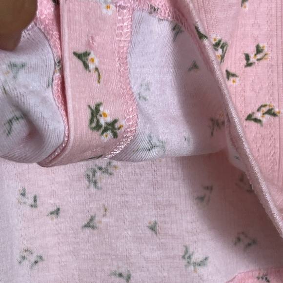 Harper & Ivy Juniors Scoopneck Long Sleeves Sleepshirt Pink Pajama Top Large - Picture 6 of 14